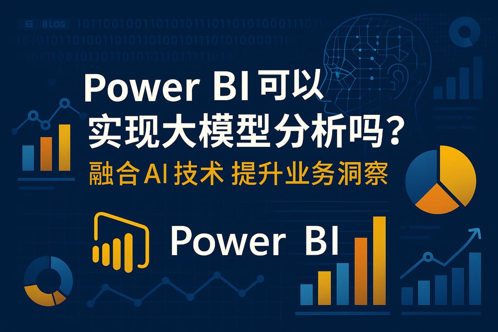 Power BI可以实现大模型分析吗？融合AI技术提升业务洞察